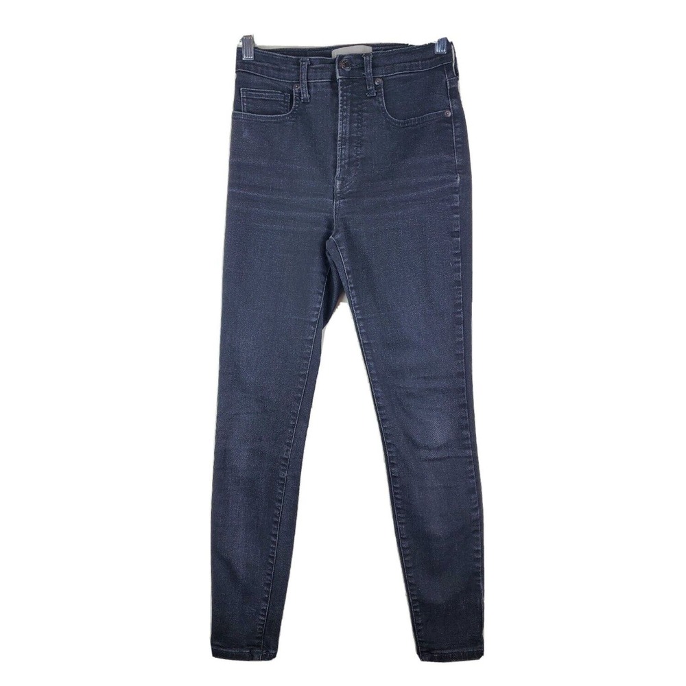 Everlane 26 The High Rise Skinny Jeans Womens Black Ankle Denim
